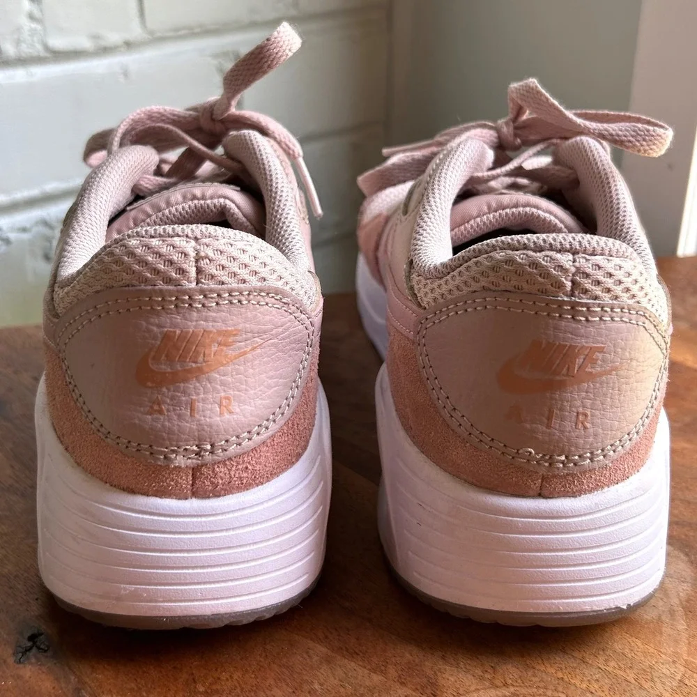 Nike Women's Air Max SC Athletic Sneakers Fossil Stone Pink 8.5 Casual Comfort
